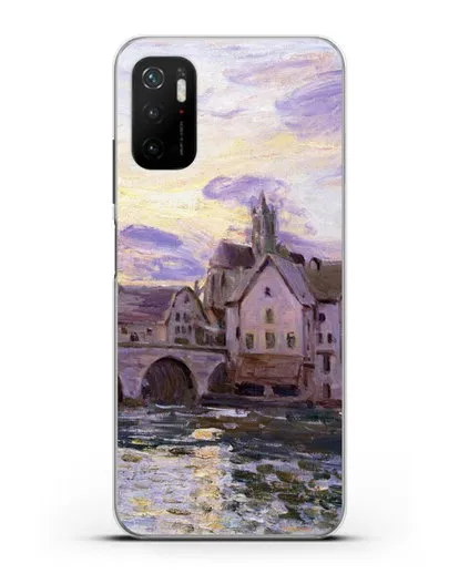 Чехол Мост в Морет на закате (Сислей Альфред) силиконовый для Xiaomi Poco M3 Pro