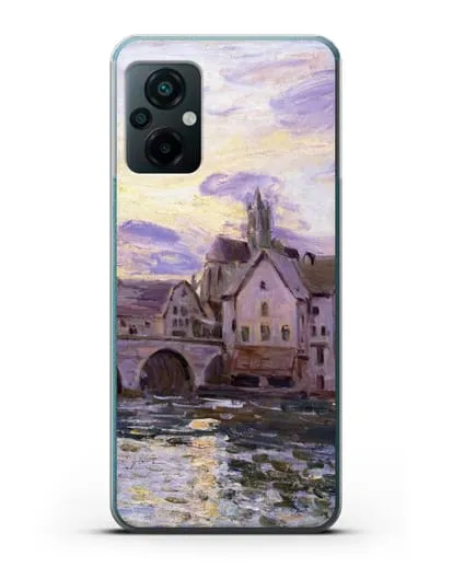 Чехол Мост в Морет на закате (Сислей Альфред) силиконовый для Xiaomi Poco M5