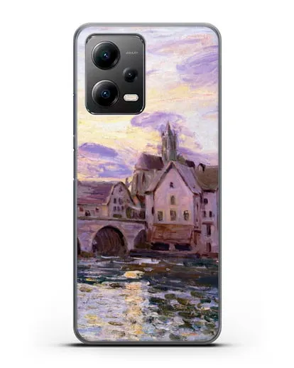Чехол Мост в Морет на закате (Сислей Альфред) силиконовый для Xiaomi Poco X5