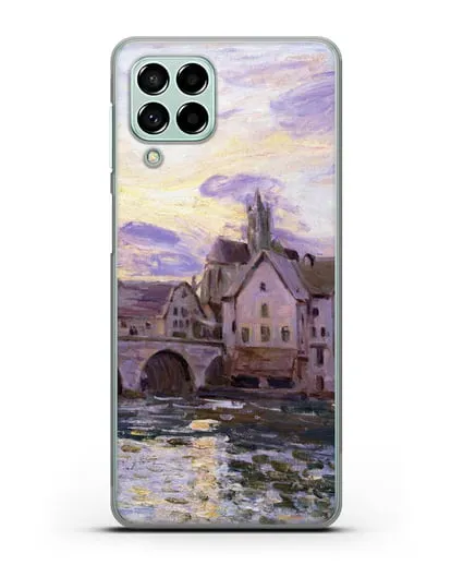 Чехол Мост в Морет на закате (Сислей Альфред) силиконовый для Samsung Galaxy M53 [SM-M536]