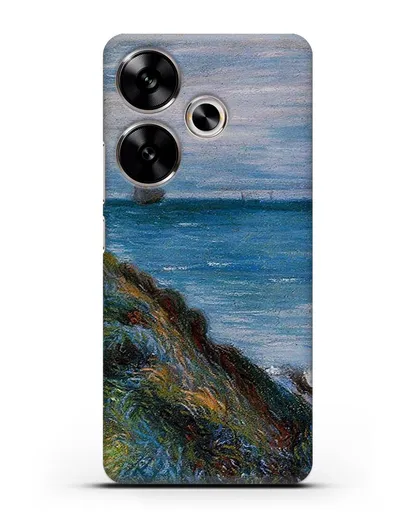 Чехол На скалах, залив Лангланд, Уэльс (Сислей Альфред) силиконовый для Xiaomi Poco F6