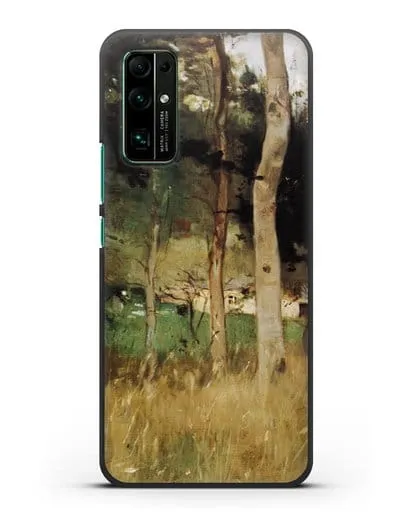 Чехол Соломенный коттедж в Нормандии (Моризо Берта) силиконовый для Honor 30