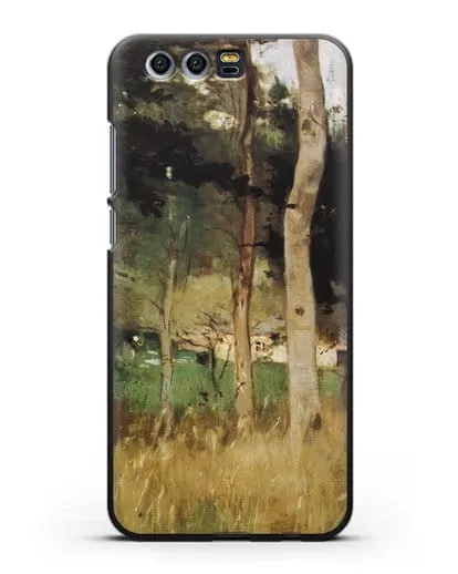 Чехол Соломенный коттедж в Нормандии (Моризо Берта) силиконовый для Honor 9