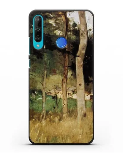 Чехол Соломенный коттедж в Нормандии (Моризо Берта) силиконовый для Honor 9C