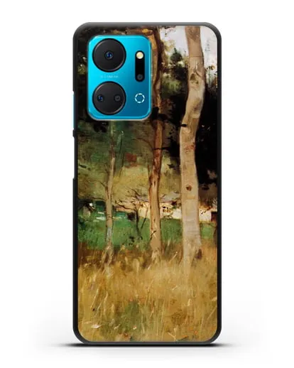 Чехол Соломенный коттедж в Нормандии (Моризо Берта) силиконовый для Honor X7a Plus