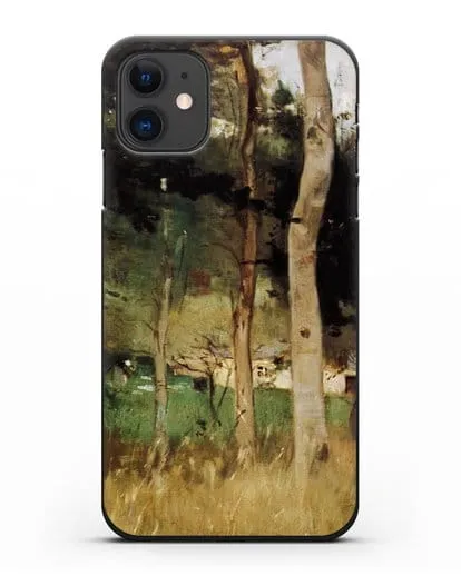 Чехол Соломенный коттедж в Нормандии (Моризо Берта) силиконовый для iPhone 11