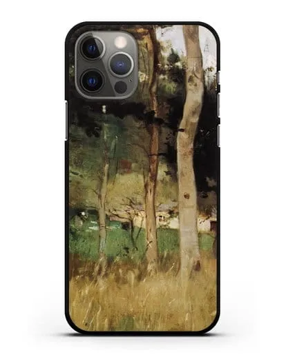 Чехол Соломенный коттедж в Нормандии (Моризо Берта) силиконовый для iPhone 12 Pro