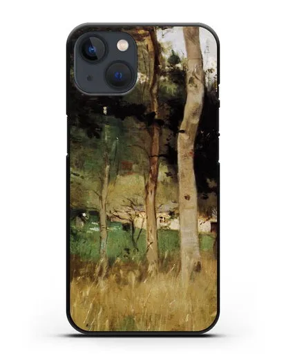 Чехол Соломенный коттедж в Нормандии (Моризо Берта) силиконовый для iPhone 13