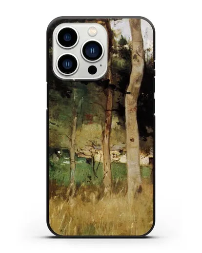 Чехол Соломенный коттедж в Нормандии (Моризо Берта) силиконовый для iPhone 13 Pro