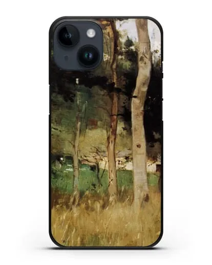 Чехол Соломенный коттедж в Нормандии (Моризо Берта) силиконовый для iPhone 14