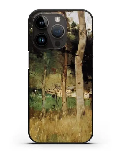 Чехол Соломенный коттедж в Нормандии (Моризо Берта) силиконовый для iPhone 14 Pro