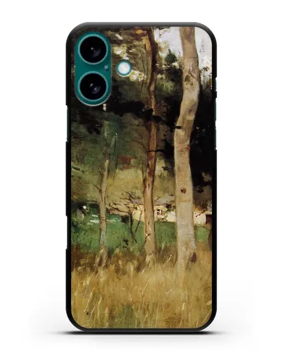 Чехол Соломенный коттедж в Нормандии (Моризо Берта) силиконовый для iPhone 16 Plus