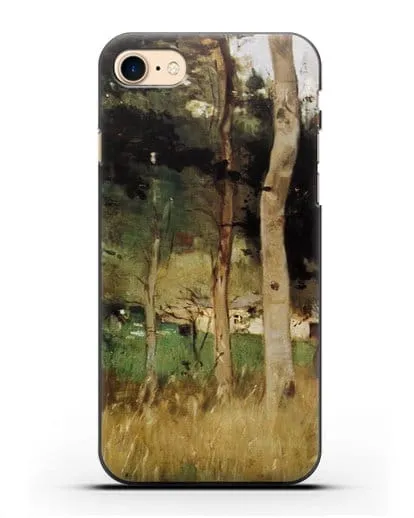 Чехол Соломенный коттедж в Нормандии (Моризо Берта) силиконовый для iPhone 8