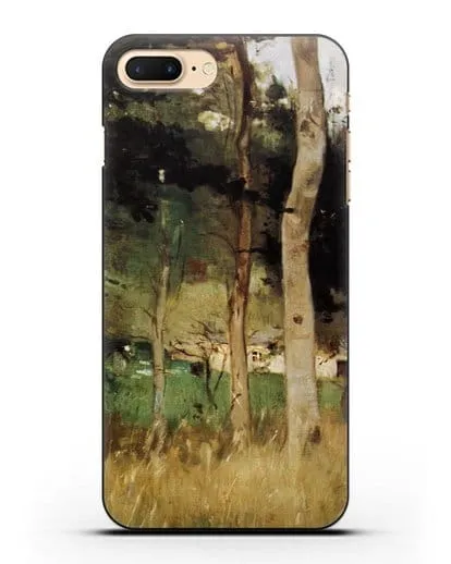 Чехол Соломенный коттедж в Нормандии (Моризо Берта) силиконовый для iPhone 7 Plus