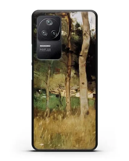 Чехол Соломенный коттедж в Нормандии (Моризо Берта) силиконовый для Xiaomi Poco F4