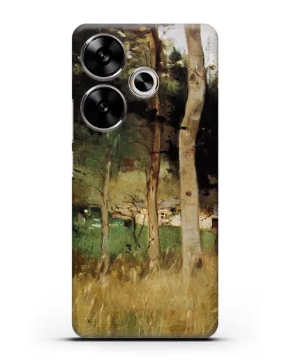 Чехол Соломенный коттедж в Нормандии (Моризо Берта) силиконовый для Xiaomi Poco F6