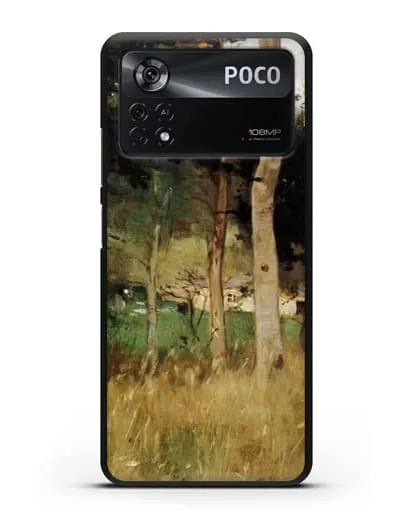 Чехол Соломенный коттедж в Нормандии (Моризо Берта) силиконовый для Xiaomi Poco X4 Pro