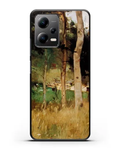 Чехол Соломенный коттедж в Нормандии (Моризо Берта) силиконовый для Xiaomi Poco X5