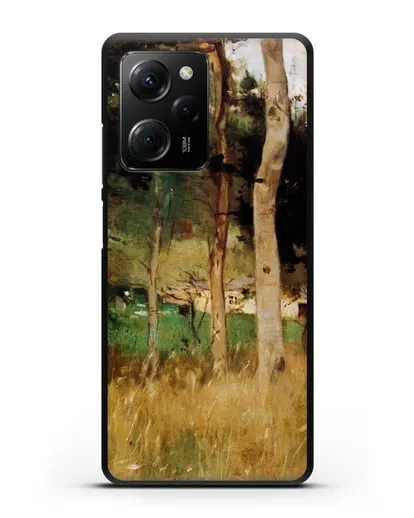 Чехол Соломенный коттедж в Нормандии (Моризо Берта) силиконовый для Xiaomi Poco X5 Pro