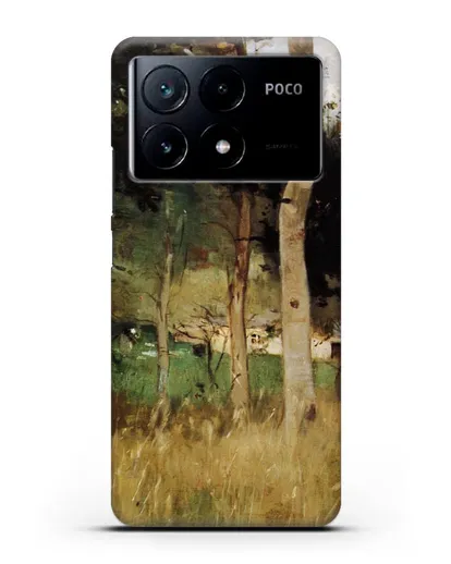 Чехол Соломенный коттедж в Нормандии (Моризо Берта) силиконовый для Xiaomi Poco X6 Pro