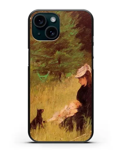 Чехол В парке (Моризо Берта) силиконовый для iPhone 15