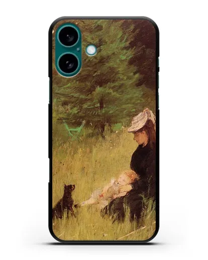 Чехол В парке (Моризо Берта) силиконовый для iPhone 16 Plus