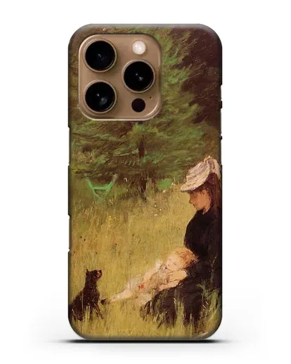 Чехол В парке (Моризо Берта) силиконовый для iPhone 16 Pro