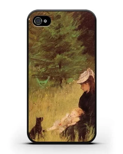 Чехол В парке (Моризо Берта) силиконовый для iPhone 4/4s
