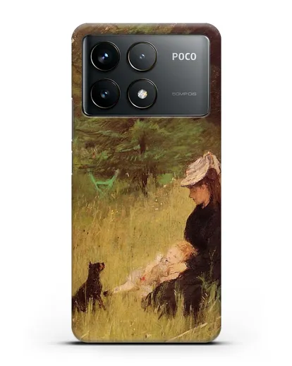 Чехол В парке (Моризо Берта) силиконовый для Xiaomi Poco F6 Pro