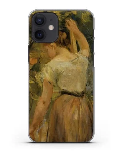 Чехол Молодая женщина собирает апельсины (Моризо Берта) силиконовый для iPhone 12 mini