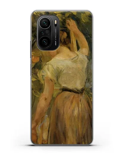 Чехол Молодая женщина собирает апельсины (Моризо Берта) силиконовый для Xiaomi Poco F3