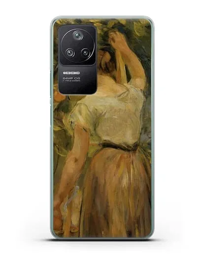 Чехол Молодая женщина собирает апельсины (Моризо Берта) силиконовый для Xiaomi Poco F4