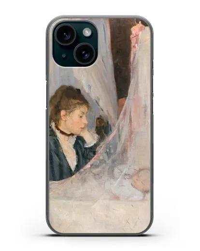 Чехол Колыбель (Моризо Берта) силиконовый для iPhone 15