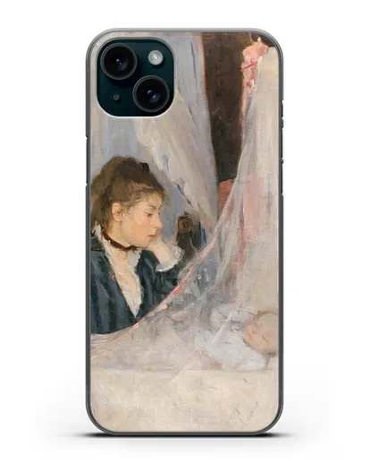 Чехол Колыбель (Моризо Берта) силиконовый для iPhone 15 Plus