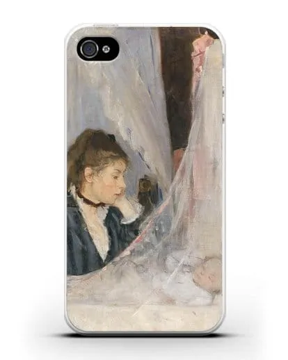 Чехол Колыбель (Моризо Берта) силиконовый для iPhone 4/4s
