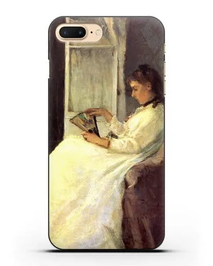 Чехол Сестра художницы у окна (Моризо Берта) силиконовый для iPhone 7 Plus