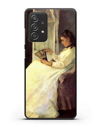 Чехол Сестра художницы у окна (Моризо Берта) силиконовый для Samsung Galaxy A53