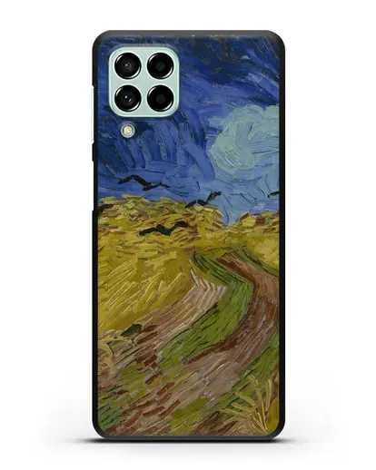 Чехол Вороны на пшеничном поле (Ван Гог Винсент) силиконовый для Samsung Galaxy M53 [SM-M536]