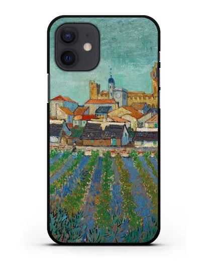 Чехол Вид на Сент Мари (Ван Гог Винсент) силиконовый для iPhone 12