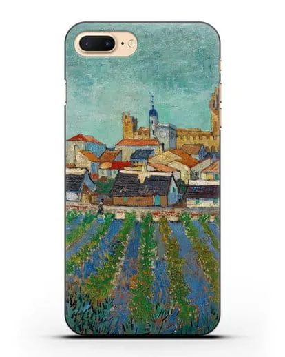 Чехол Вид на Сент Мари (Ван Гог Винсент) силиконовый для iPhone 7 Plus
