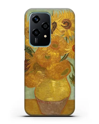 Чехол Подсолнухи (Ван Гог Винсент) силиконовый для Honor 200 Lite