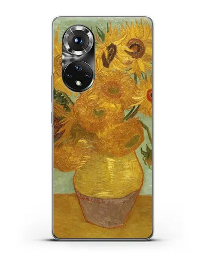 Чехол Подсолнухи (Ван Гог Винсент) силиконовый для Honor 50