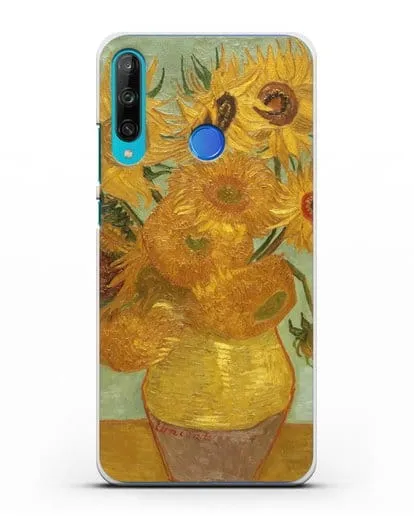 Чехол Подсолнухи (Ван Гог Винсент) силиконовый для Honor 9C
