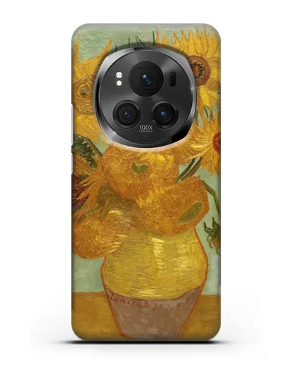 Чехол Подсолнухи (Ван Гог Винсент) силиконовый для Honor Magic 6 Pro