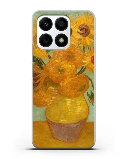 Чехол Подсолнухи (Ван Гог Винсент) силиконовый для Honor X8a