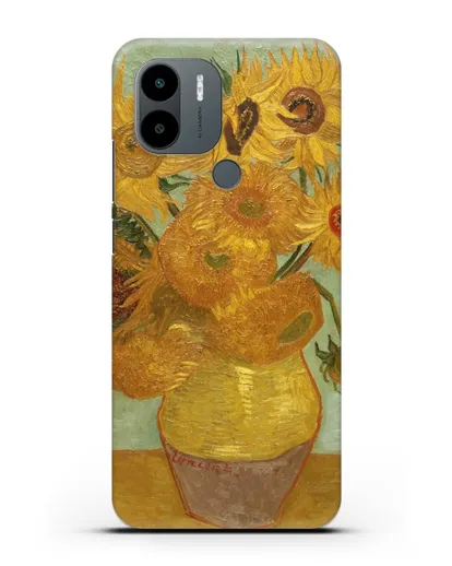 Чехол Подсолнухи (Ван Гог Винсент) силиконовый для Xiaomi Poco C51