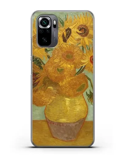 Чехол Подсолнухи (Ван Гог Винсент) силиконовый для Xiaomi Poco M5s