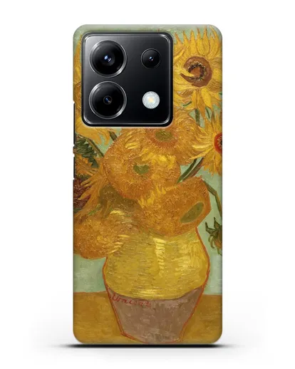 Чехол Подсолнухи (Ван Гог Винсент) силиконовый для Xiaomi Poco X6