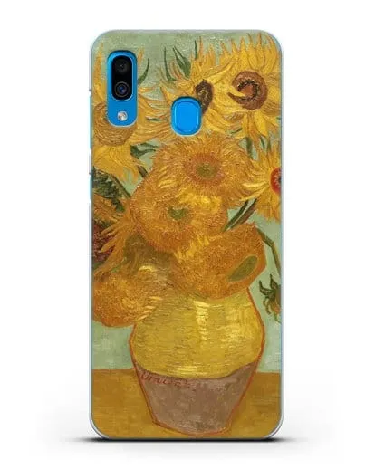 Чехол Подсолнухи (Ван Гог Винсент) силиконовый для Samsung Galaxy A30 [SM-A305FN]
