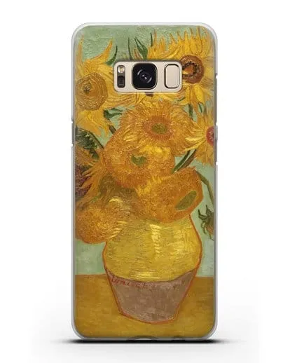 Чехол Подсолнухи (Ван Гог Винсент) силиконовый для Samsung Galaxy S8 Plus [SM-G955F]